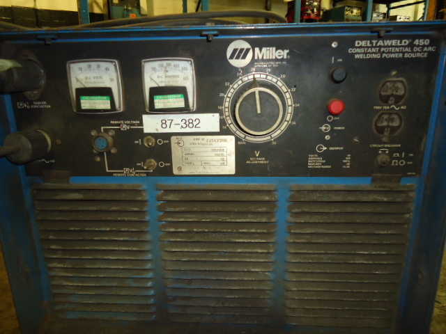 1988 Deltaweld 450 Constant Potential Pulsed Dc Arc Welding Source